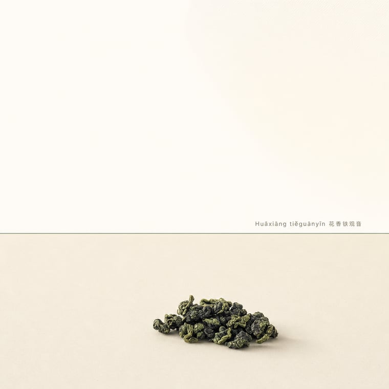 The design — Floral Tie Guan Yin