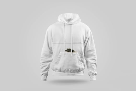 Hoodie — Floral Tie Guan Yin