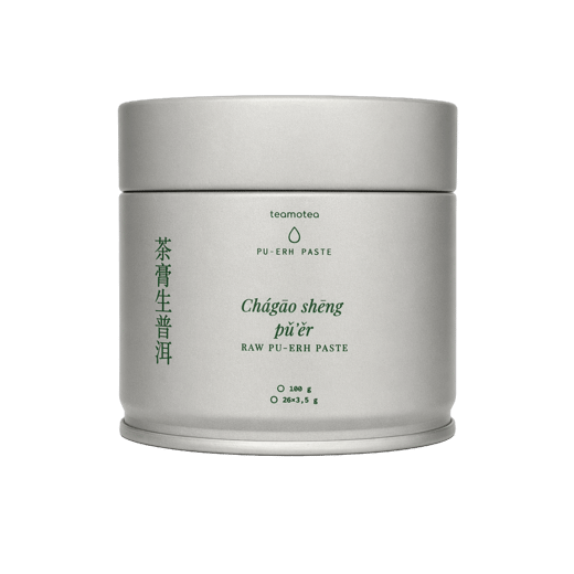 Raw Pu-erh Paste — Quiet White