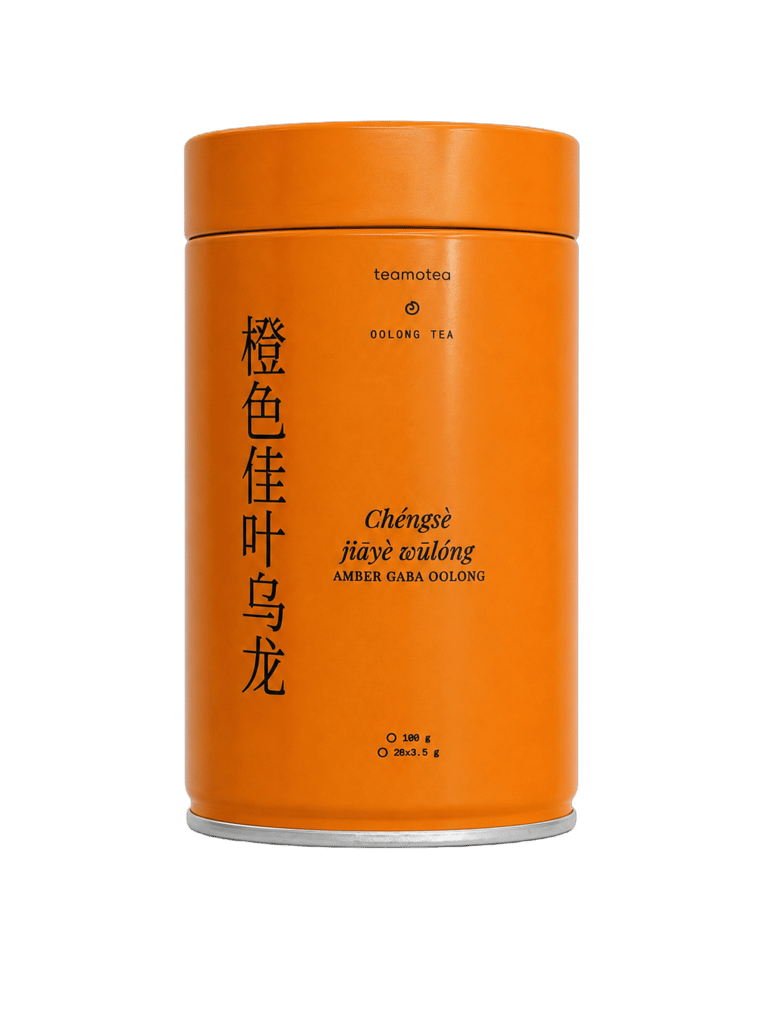 The tea itself — Amber GABA Oolong