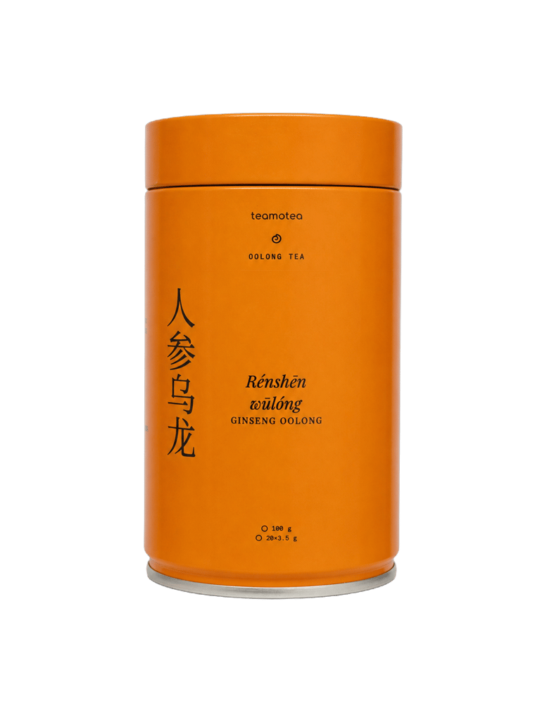 The tea itself — Ginseng Oolong