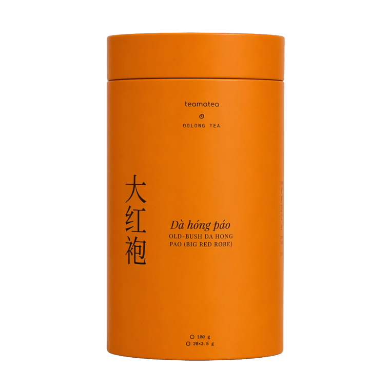 The tea itself — Dà Hóng Páo